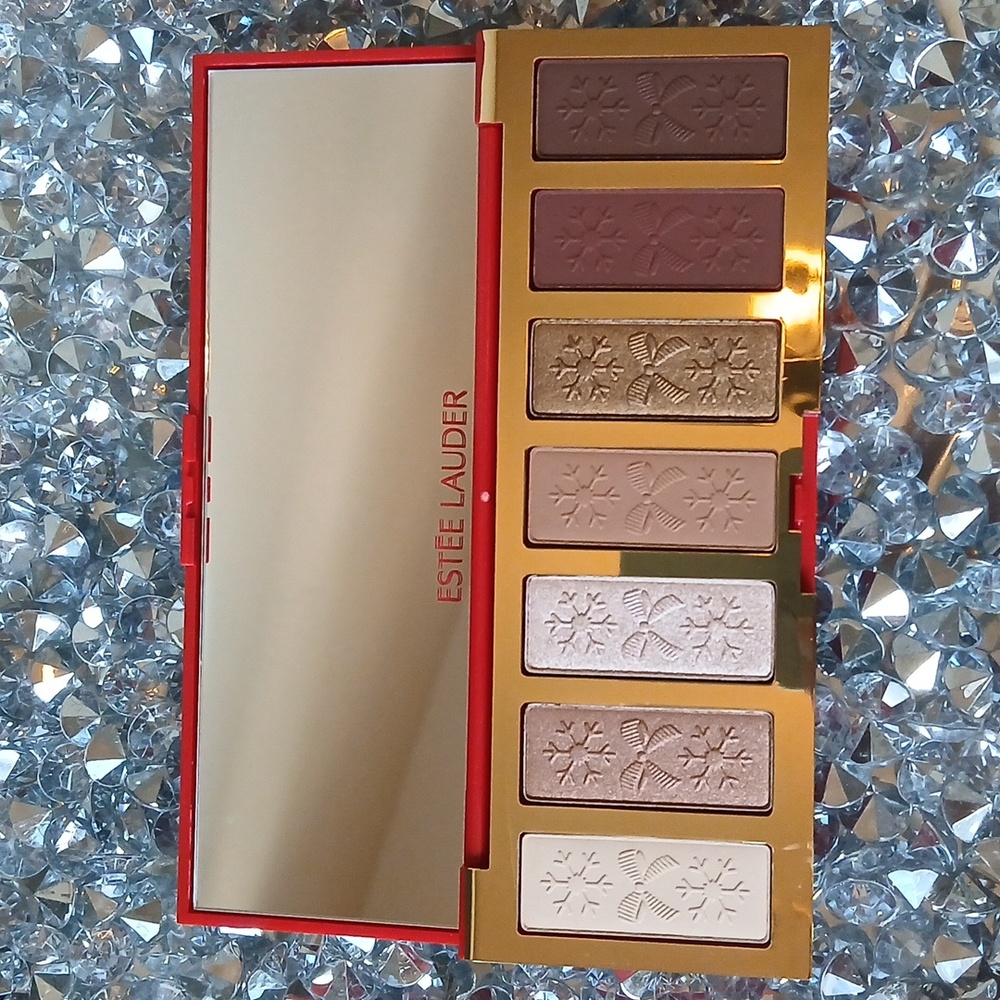 New Estee Lauder Glow Limited Edition Full Size Eyeshadow Palette With Mirror - Picture 8 of 13